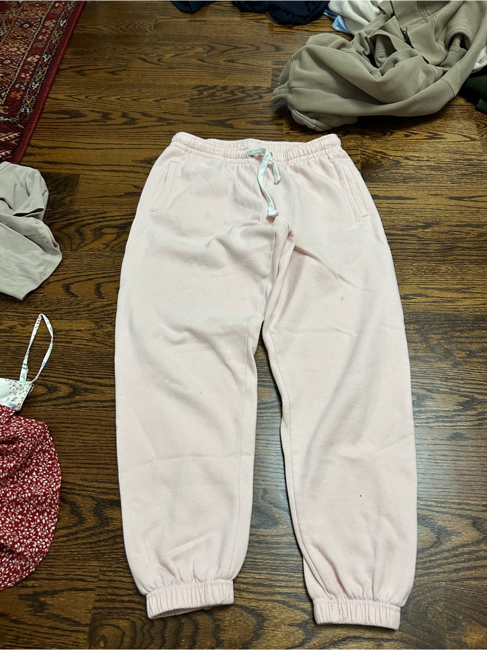 Streetwear Society Light Pink Drawstring Joggers